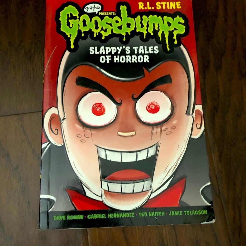 2 Goosebumps book bundle Slappy tales of horror book and goosebumps movie novel